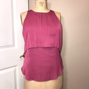 LOFT Tiered Sleeveless Blouse